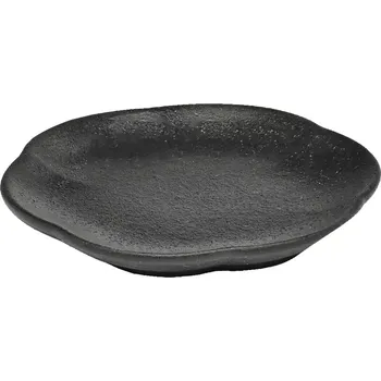 Talíř Talířek žebrovaný SERAX Inku L 8,9 cm, černá