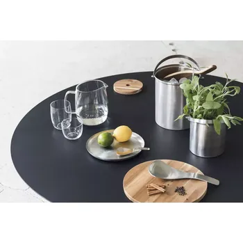 Nádoba na led Vědro na led z kartáčované oceli SERAX L 18,5 cm, stříbrná