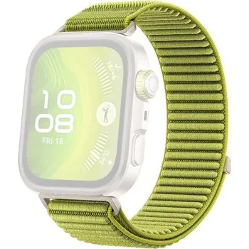 Řemínek na hodinky Nylonový řemínek Ricardo (pro Huawei Watch Fit 3, 4, 4 Pro), zelený