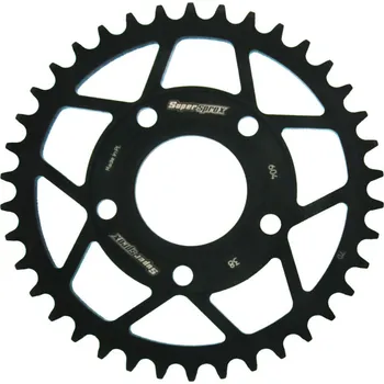 Řetězová sada pro motocykl Řetězová rozeta SUPERSPROX RFE-604:38-BLK černý 38 zubů, 520