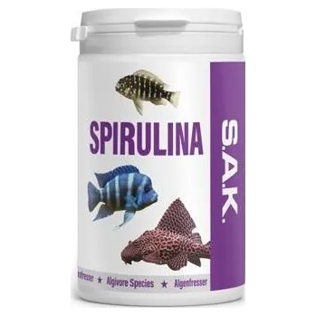 Krmivo pro rybičky S.A.K. Spirulina 75 g (150 ml) velikost 1