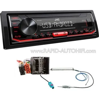 Auto Hi-Fi Autorádio ŠKODA FABIA III. JVC KD-X162 s instalační sadou