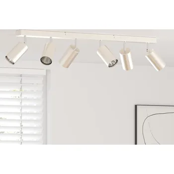 vidaXL Stropní bodové světlo Niklová 73 x 5,5 x 16,5 cm kov [4108205]