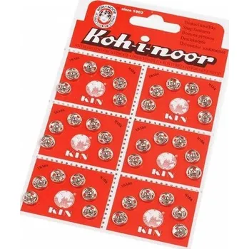 Kovové patentky / stiskací knoflíky nikl -8 mm