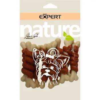 Pamlsek pro psa Pet Expert 60g kost kalciová s kuřecím masem 7cm dog