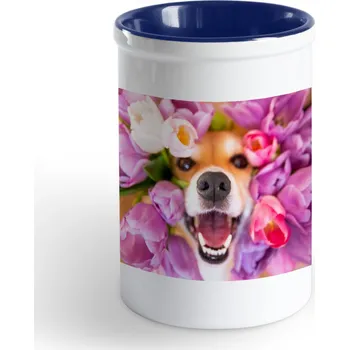 Držák na kartáček HAPPY Keramický kelímek