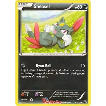 Karetní hra Sneasel 060/114 - Steam Siege Typ karty: Non-Holo