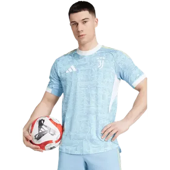 Pánský venkovní zápasový dres Adidas Juventus FC 25/26 blankytný