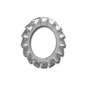 podložka Vějířová podložka s vnějším ozubením DIN6798A M3, ocel pozink (1000 ks)