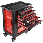 Yato Skříňka dílenská pojízdná s nářadím (211ks) 7 zásuvek