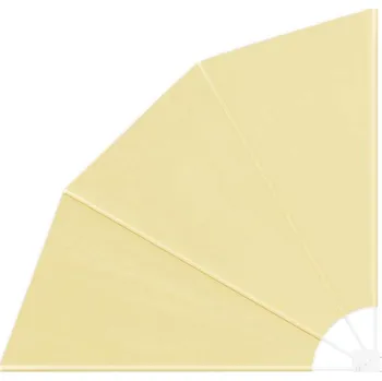 Stínicí technika vidaXL Zástěna na balkon Písková 160 x 160 cm Polyester [42000920]