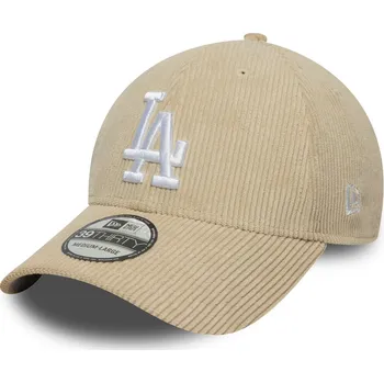 Módní doplněk Kšiltovka New Era - MLB Seasonal Cord 39THIRTY - LA Dodgers - Cream velikost S/M (55-58 cm)