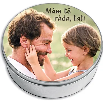 Dóza na potraviny HAPPY Plechová dóza kulatá