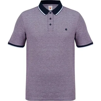 Pánské tričko SoulCal Pique pánské polo tričko Burgundy/White XL