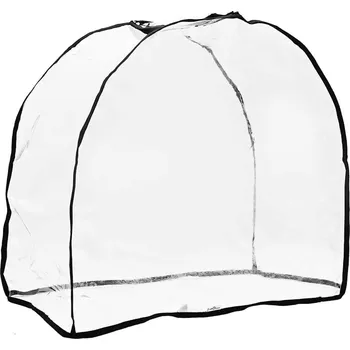 Přívěsný vozík pro psa vidaXL Kryt na kočárek pro domácí mazlíčky s úložištěm Transparentní [42012442]