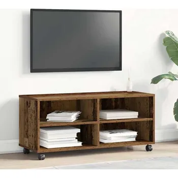 Televizní stolek vidaXL Televizní skříň Hnědá 90 x 35 x 40.5 cm Kompozitní dřevo [861979]