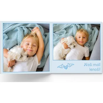 HAPPY deLUXE Fotokniha “do kapsy“, cca 13 x 13 cm