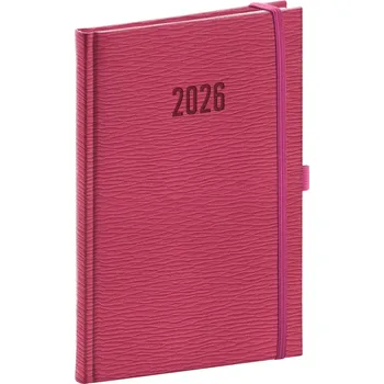 Diář Notique Rivoli 15 x 21 cm týdenní 2026 růžový
