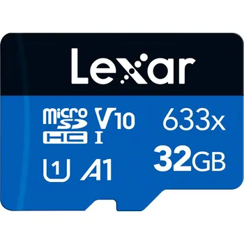 Paměťová karta Lexar 633X microSDHC/SDXC (V10) R100 32GB (Bez SD adaptéra)