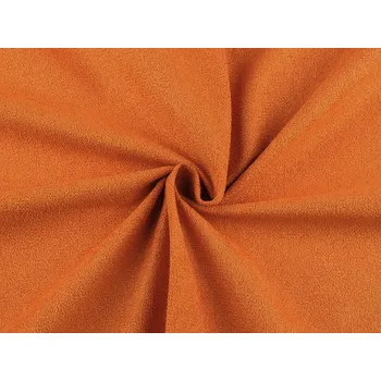 Galanterie Oděvní semišová kůže elastická, barva 2 oranžová dýňová