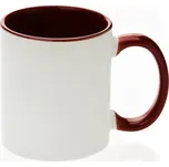 Hrnek bílý - vnitřek a ucho hnědé