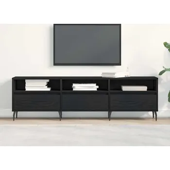 Televizní stolek vidaXL Televizní skříň Černý dub 150 x 30 x 44,5 cm kompozitní dřevo [862879]
