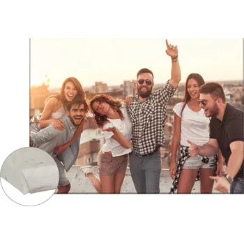 Vlajka HAPPY Fotoplátno 75 x 100 cm