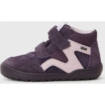 Dívčí obuv Dětské celoroční barefoot boty Lurchi Jarven s membránou, na suchý zip, fialové | Botonozka.cz Velikost: 30