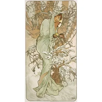 Kalendář Pohled Alfons Mucha – Winter, dlouhý