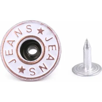 Knoflík Riflový knoflík Jeans velikost 26" výkyvný