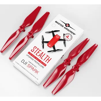 Dron Master Airscrew - Vrtule pre DJI Spark (Červená)