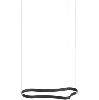 Bodové svítidlo WAVES-1 SP NERO Závěsné svítidlo LED 37W 4000lm 3000K 230V IP20 černé