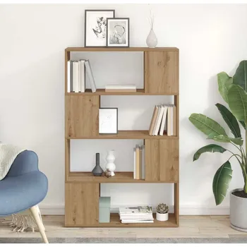 Televizní stolek vidaXL Sestava TV skříněk Hnědá 80 x 24 x 125 cm kompozitní dřevo [875201]