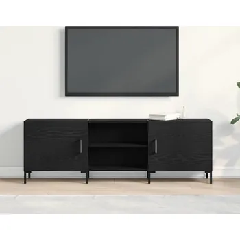 Televizní stolek vidaXL Sestava TV skříněk Černý dub 150 x 30 x 50 cm kompozitní dřevo [862962]