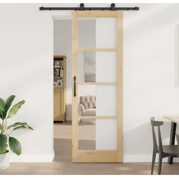 Stavebniny vidaXL Posuvné dveře ORKDAL Přírodní 78 x 232 cm [3332107]