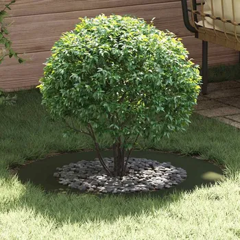 Květináč vidaXL vhodný pro plochý stromový kroužek Olivově zelená Ø50 / 80 cm [873696]