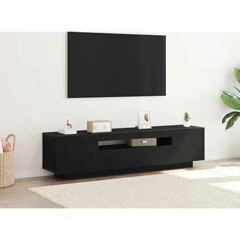 Televizní stolek vidaXL Televizní skříň Černá 160 x 35 x 40 cm kompozitní dřevo [861103]