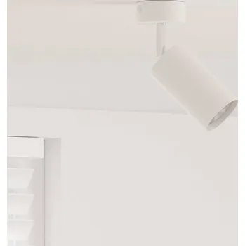 vidaXL Stropní bodové světlo s reflektory Bílá 6 x 6 x 16 cm kov [4108192]