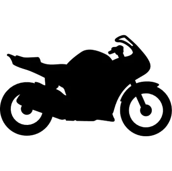 Speciální papír Označto Štítky do šatny - bez popisku - motorka Barva písma: Bílá