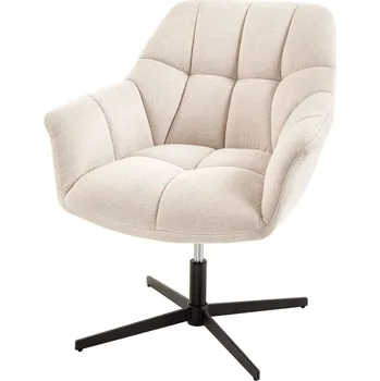 Křeslo Designové otočné výškově nastavitelné křeslo Mariposa v béžové barvě 89 cm
