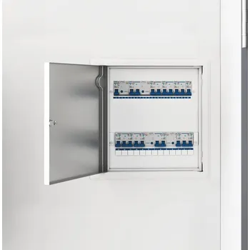 Truhlík vidaXL Přístupový panel Bílá 33 x 33 x 3 cm Ocel [42010262]