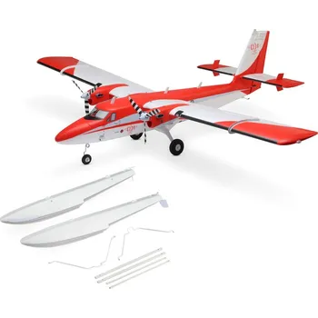 RC model letadla E-flite DHC-6 Twin Otter 1.4m AS3X+ SAFE Select BNF Basic, plováky