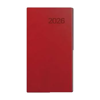 Diář Týdenní kapesní diář 2026 Vivella - bordó