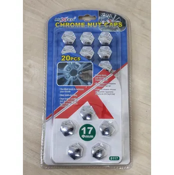 krytka na šroub Maxeed Krytky na šrouby, velikost 17mm, stříbrné, sada 20ks