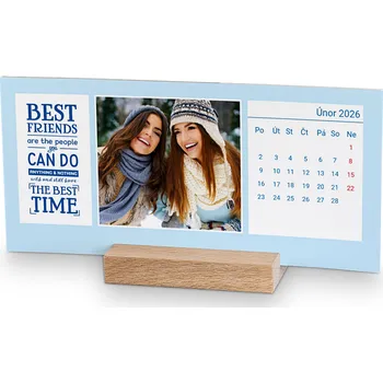 Fotokalendář HAPPY Stolní kalendář podlouhlý, vč. stojánku