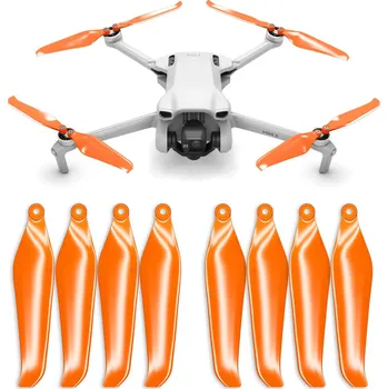 Dron Master Airscrew - Stealth vrtule pre DJI Mini 3 (Oranžové)