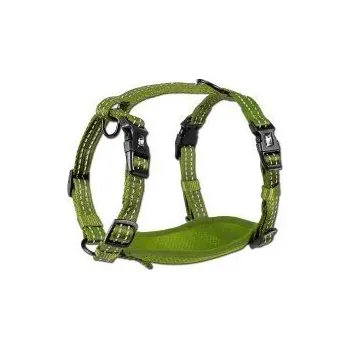 Alcott reflexní postroj pro psy zelený, velikost S