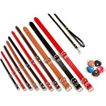 Obojek pro psa Obojek STELLA, podšitý filcem,zdobený nýty 30*65 černá