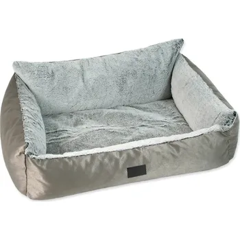 Pelíšek pro psa Pelech Dog Fantasy Lux platinum stříbrný 58x46cm