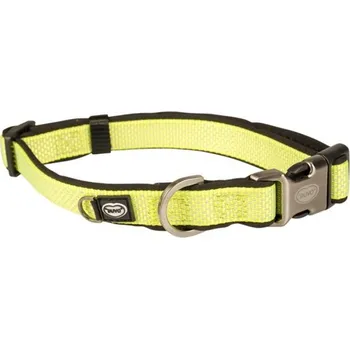 Obojek pro psa Obojek nylon neon žlutá 1,5x20-35cm Duvo+